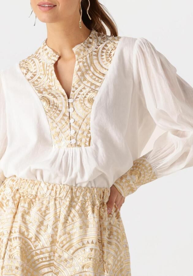 GREEK ARCHAIC KORI Dames Blouses 340452 Wit - Foto 3