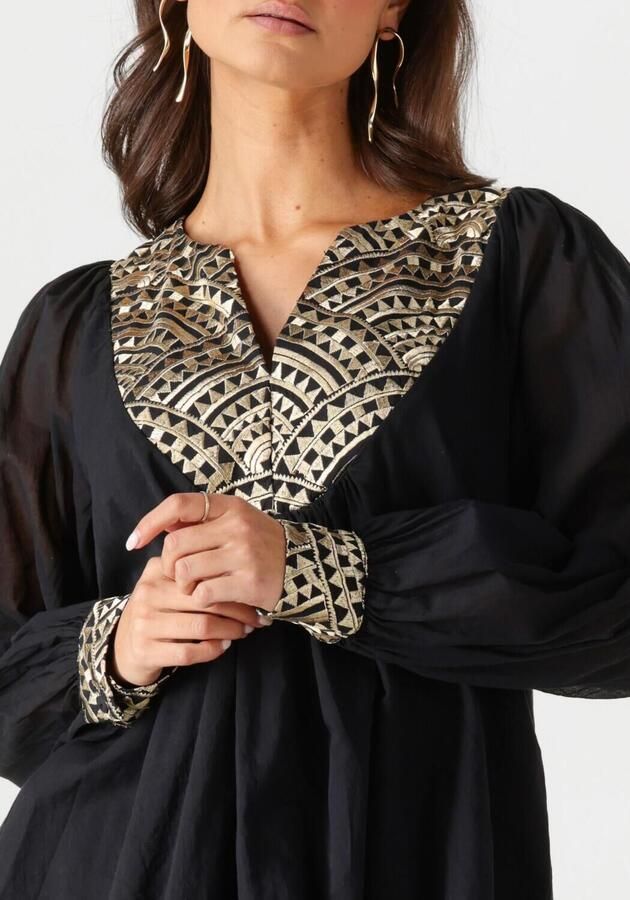 GREEK ARCHAIC KORI Dames Blouses 340552 Zwart - Foto 3