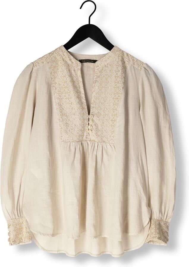 GREEK ARCHAIC KORI Dames Blouses 440645 Beige - Foto 2