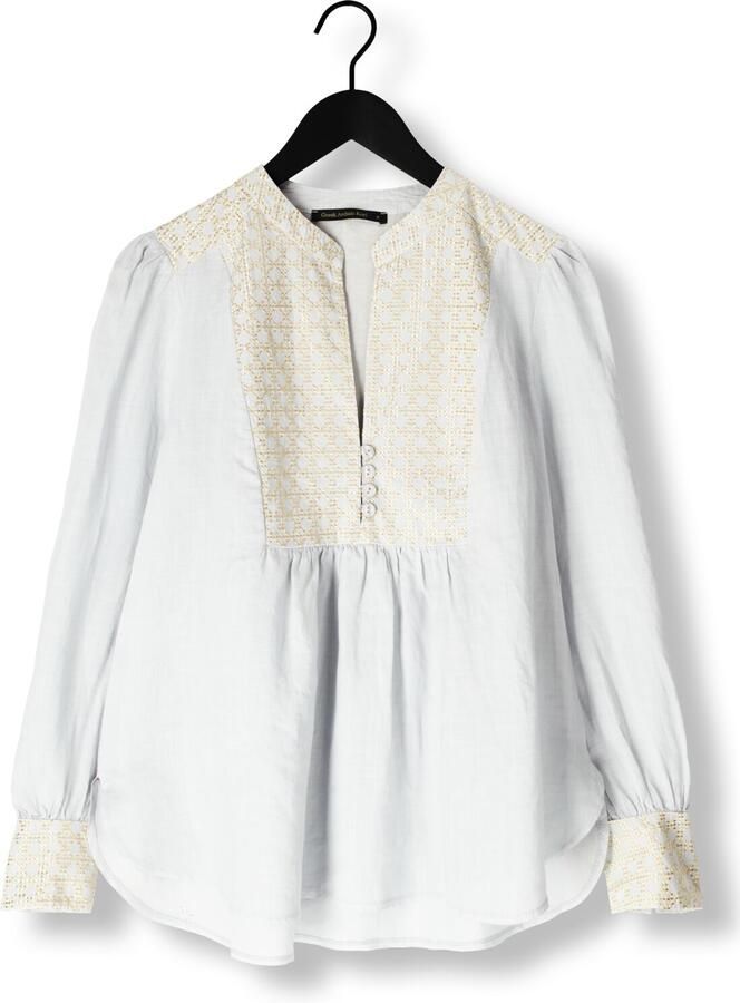 GREEK ARCHAIC KORI Dames Blouses 440645 Lichtblauw - Foto 2