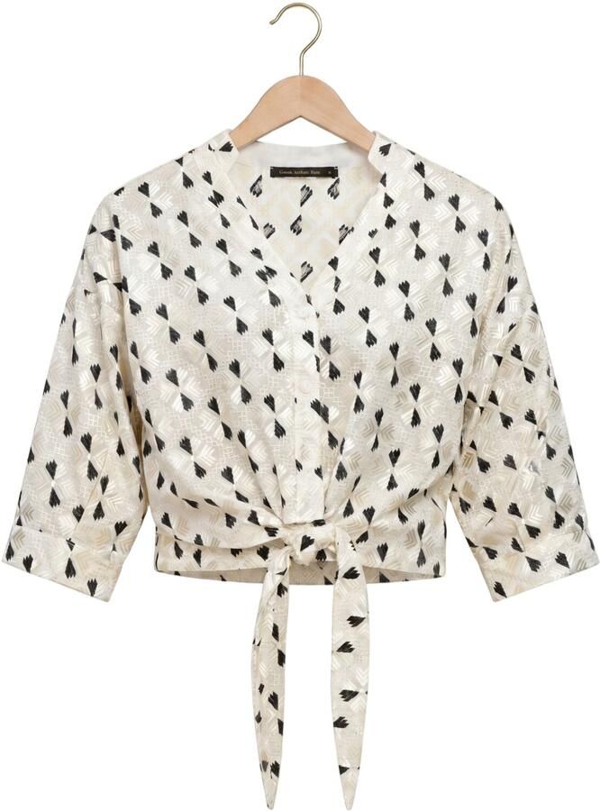 GREEK ARCHAIC KORI Dames Blouses S26k-4065043 Ecru - Foto 2
