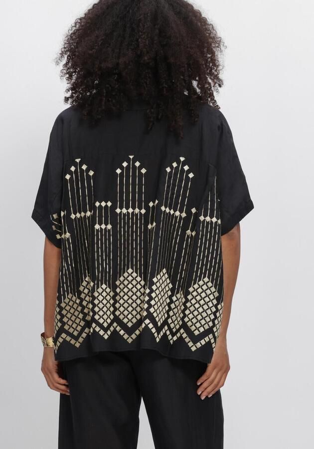 GREEK ARCHAIC KORI Dames Blouses S26k-4085036 Zwart - Foto 3