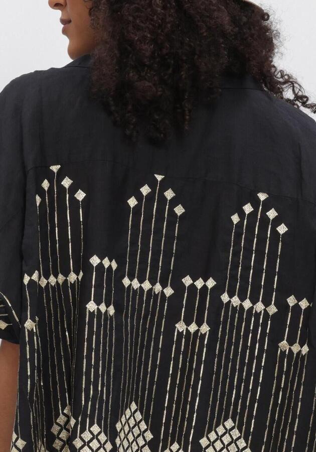 GREEK ARCHAIC KORI Dames Blouses S26k-4085036 Zwart - Foto 4