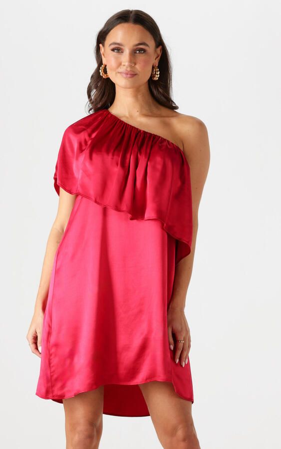 GREEK ARCHAIC KORI Dames Jurken 130162 Fuchsia - Foto 4