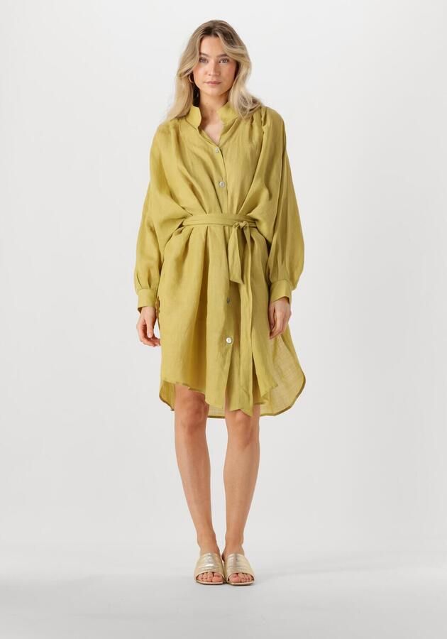 GREEK ARCHAIC KORI Dames Jurken 130463 Groen - Foto 4