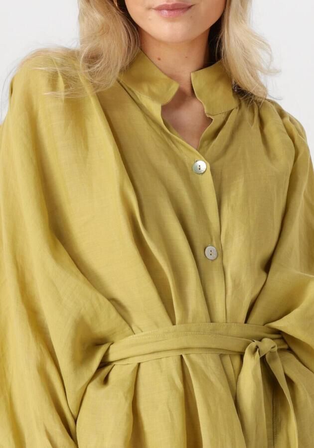 GREEK ARCHAIC KORI Dames Jurken 130463 Groen - Foto 2