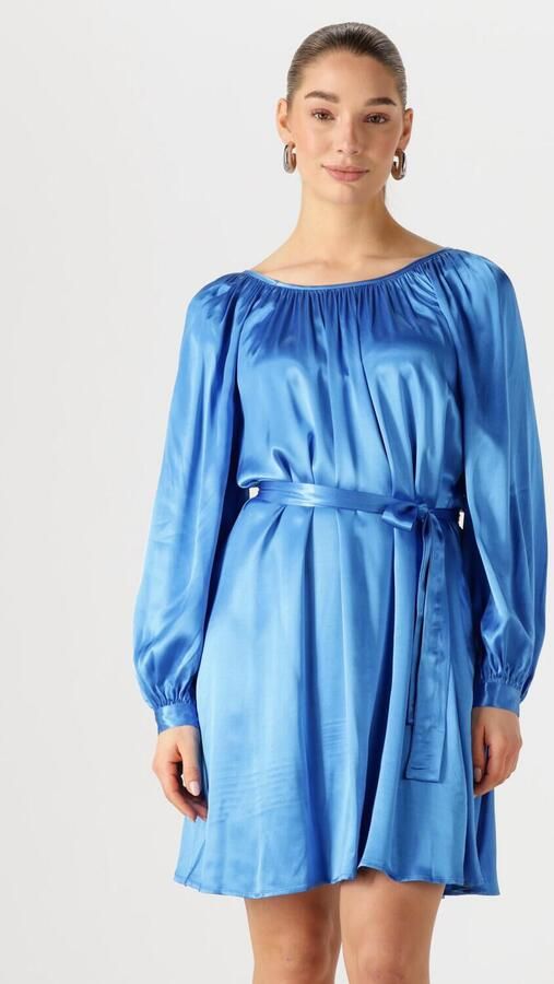 GREEK ARCHAIC KORI Dames Jurken 130802 Blauw - Foto 4