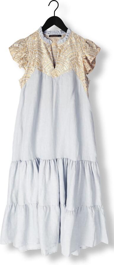 GREEK ARCHAIC KORI Dames Jurken 231097 Lichtblauw - Foto 3