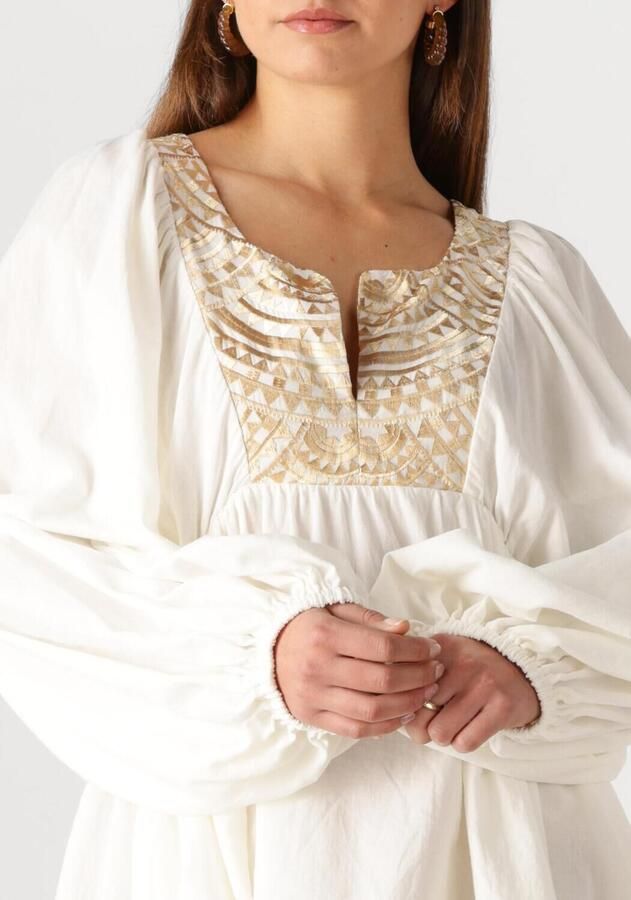 GREEK ARCHAIC KORI Dames Jurken 330432 Gebroken Wit - Foto 1