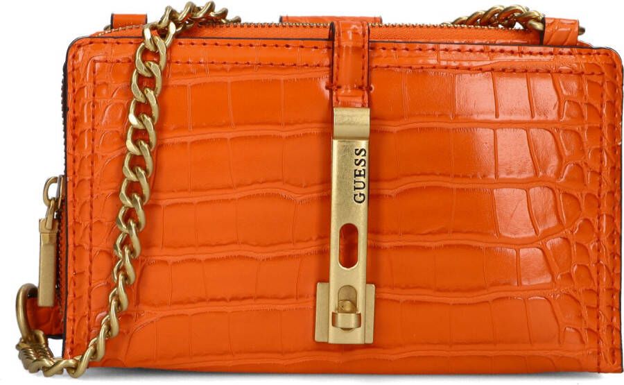 Guess Oranje Schoudertas James Mini Girlfriend Xbody