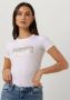 Guess T-shirt met labelprint model 'ROUND LOGO TEE' - Thumbnail 1