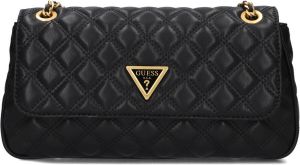 Guess Zwarte Schoudertas Giully Convertible Xbody Flap