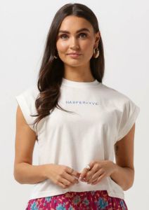 HARPER & YVE T-shirt CROPPED MUSCLE-SS van biologisch katoen ecru