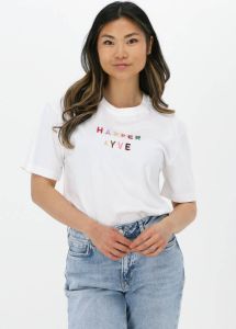 Harper & Yve Gebroken Wit T-shirt Logo-ss
