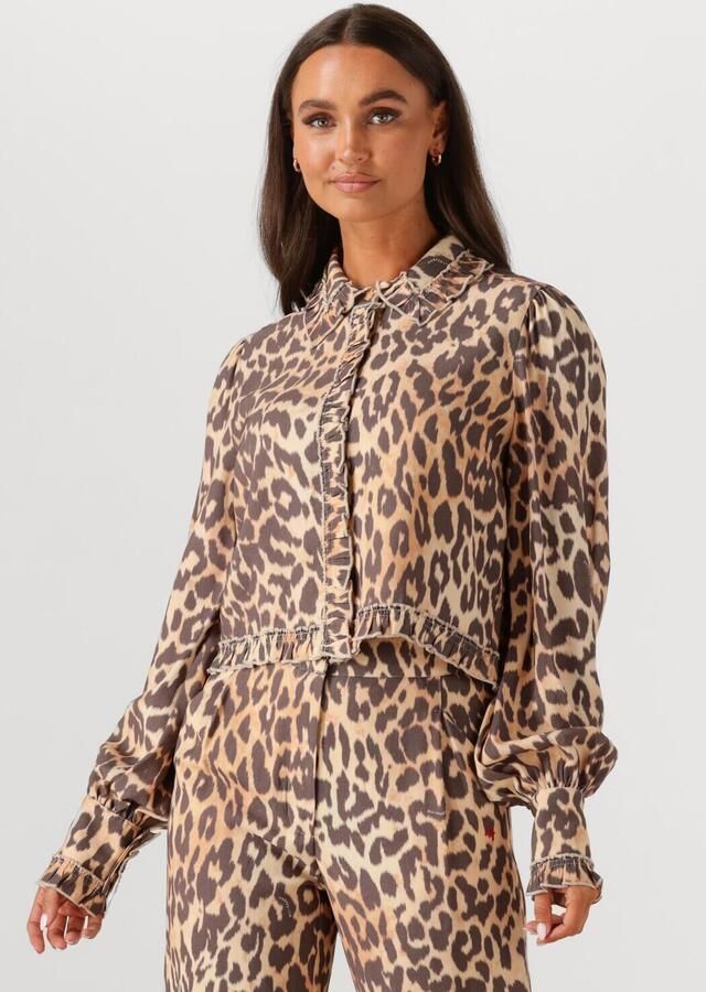 HARPER & YVE Dames Blouses Ellie-ls Bruin - Foto 4