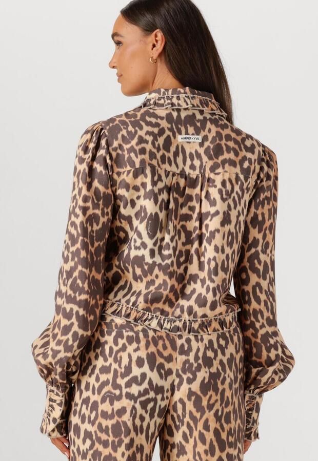 HARPER & YVE Dames Blouses Ellie-ls Bruin - Foto 2