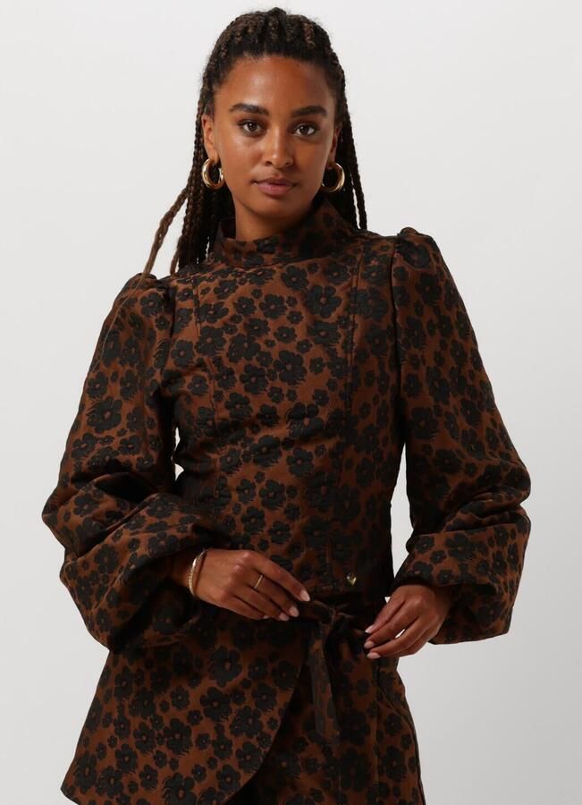 HARPER & YVE Dames Blouses Floor-ls Bruin - Foto 4