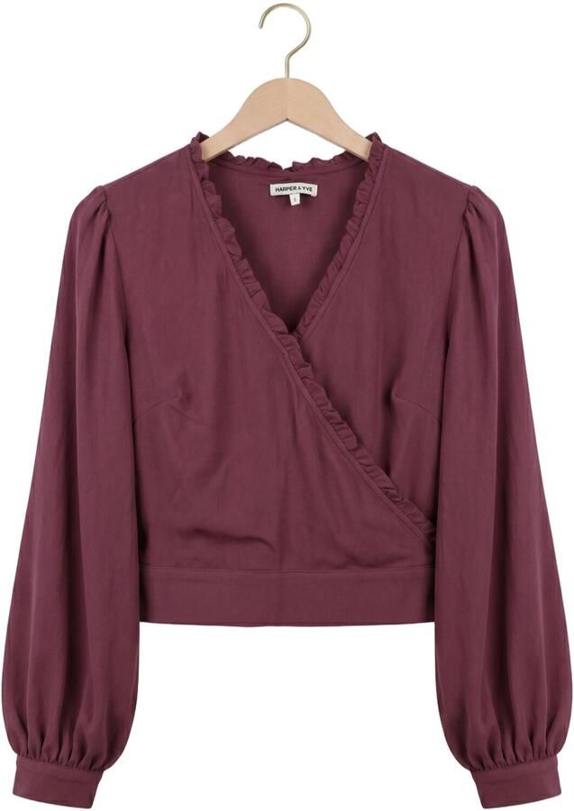 HARPER & YVE Dames Blouses Flora-ls Paars - Foto 2
