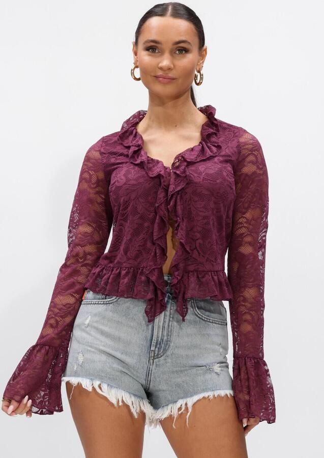HARPER & YVE Dames Blouses Jaden-ls Bordeaux