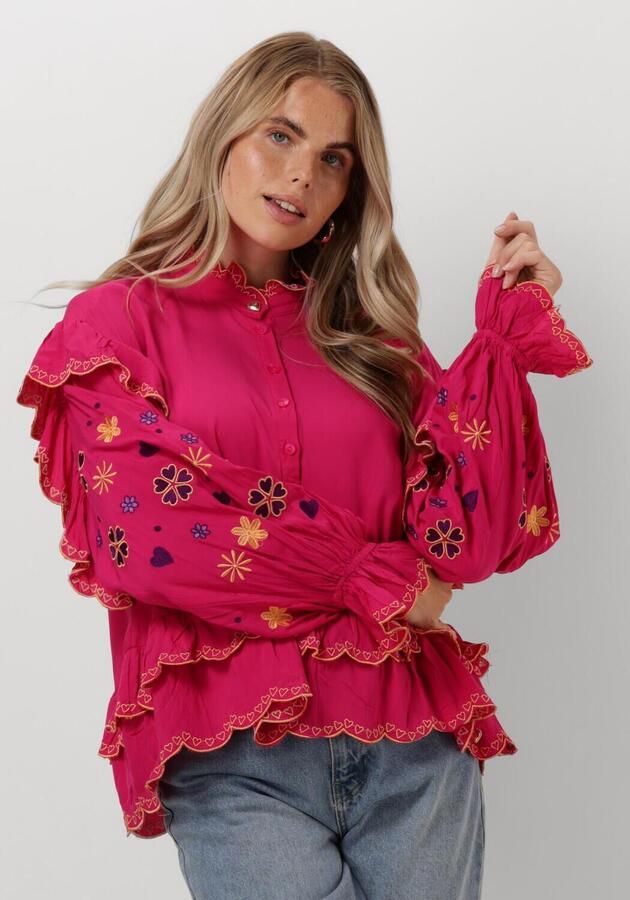 Harper & Yve Rode Joan-Ls Blouse Red Dames - Foto 4