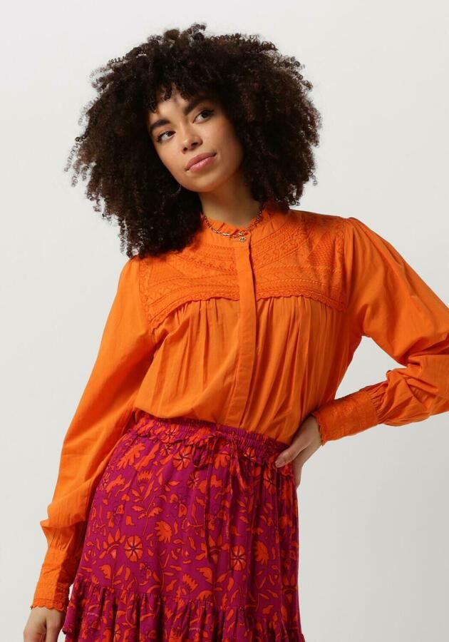 Harper & Yve Yasmin Lange Mouw Blouse Orange Dames - Foto 4