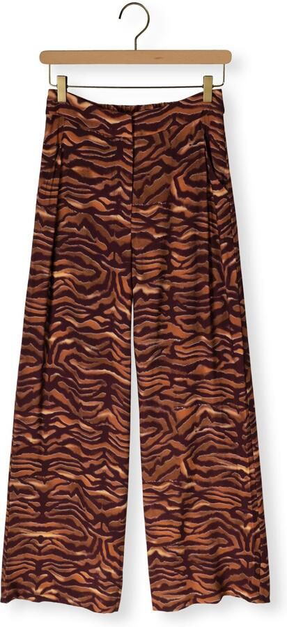 HARPER & YVE wide leg high waist broek bruin - Foto 4