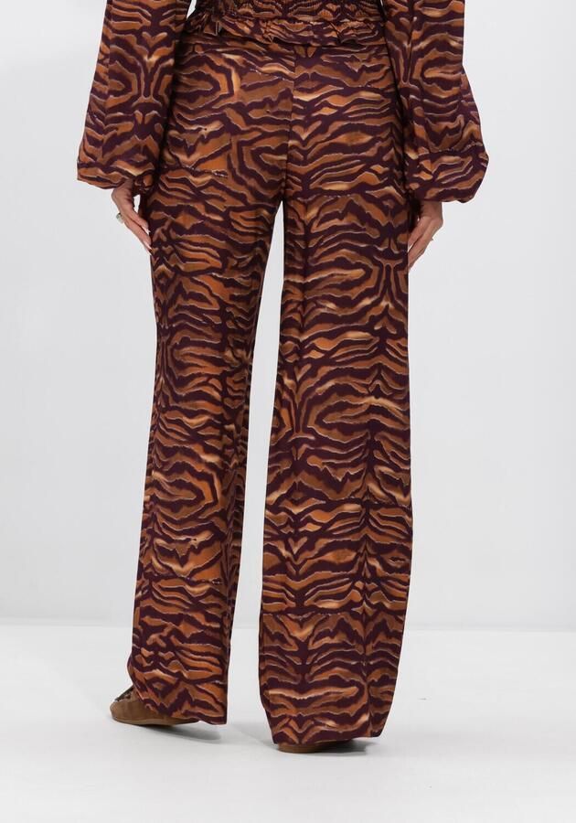 HARPER & YVE wide leg high waist broek bruin - Foto 2
