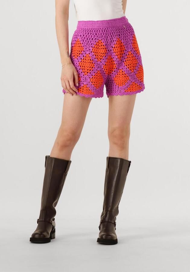 HARPER & YVE slim regular waist casual short paars - Foto 4