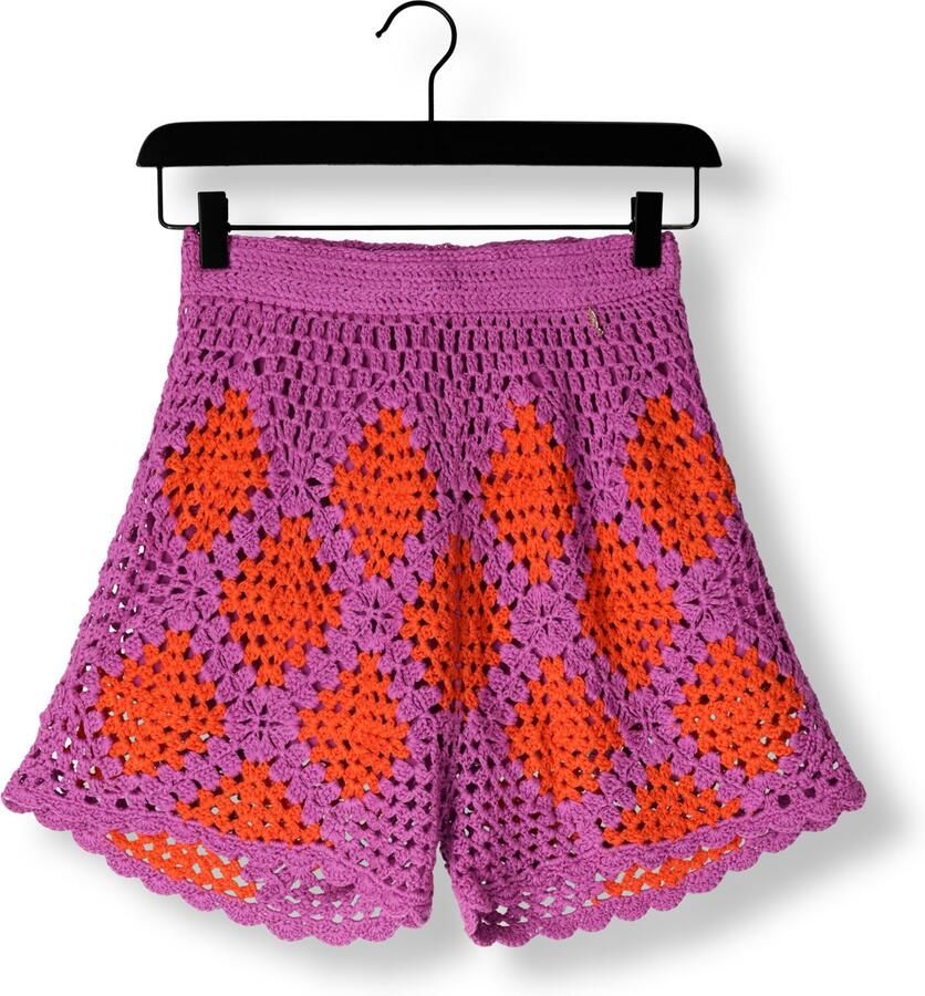 HARPER & YVE slim regular waist casual short paars