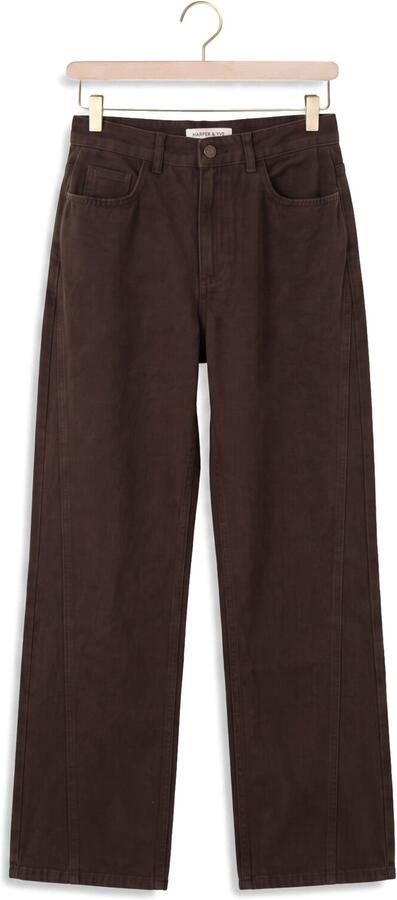 HARPER & YVE Dames Jeans Mayra-pa Bruin - Foto 4