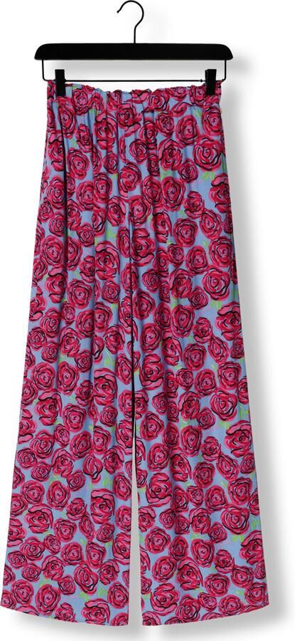 HARPER & YVE wide leg regular waist casual broek roze - Foto 3