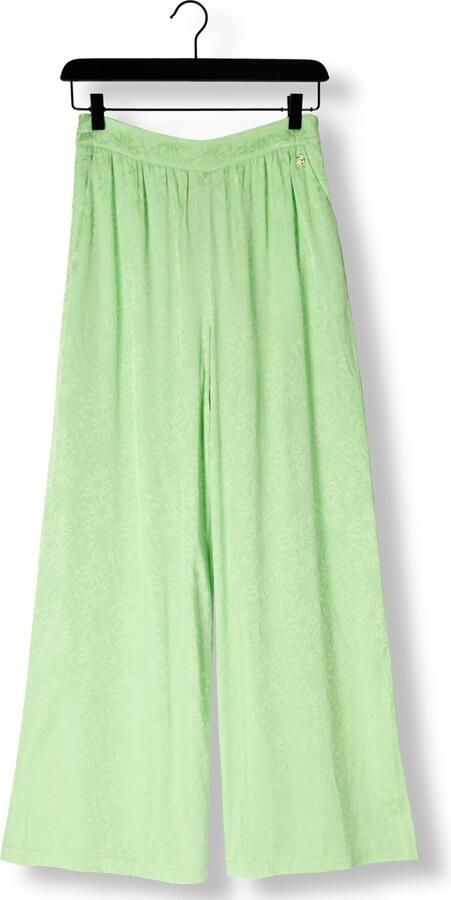 HARPER & YVE wide leg high waist broek groen - Foto 3