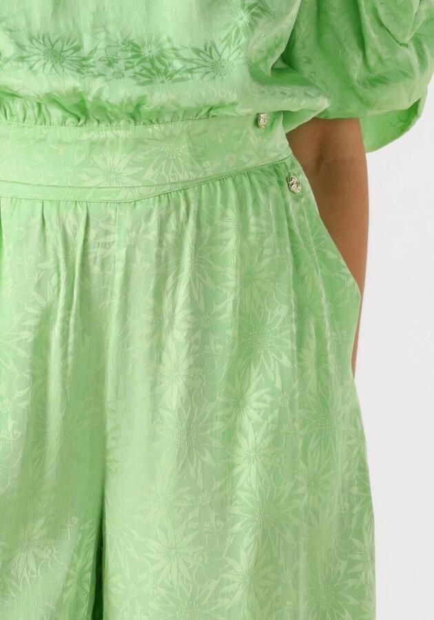 HARPER & YVE wide leg high waist broek groen - Foto 2