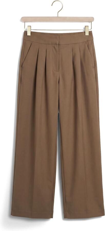 HARPER & YVE high waist wide leg broek kaki - Foto 7