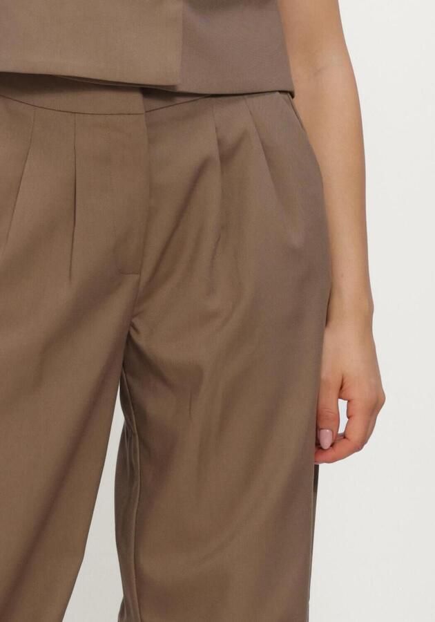 HARPER & YVE high waist wide leg broek kaki - Foto 3