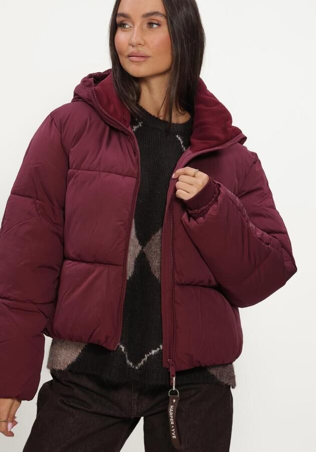 HARPER & YVE Dames Jassen Ibby-ja Bordeaux - Foto 4