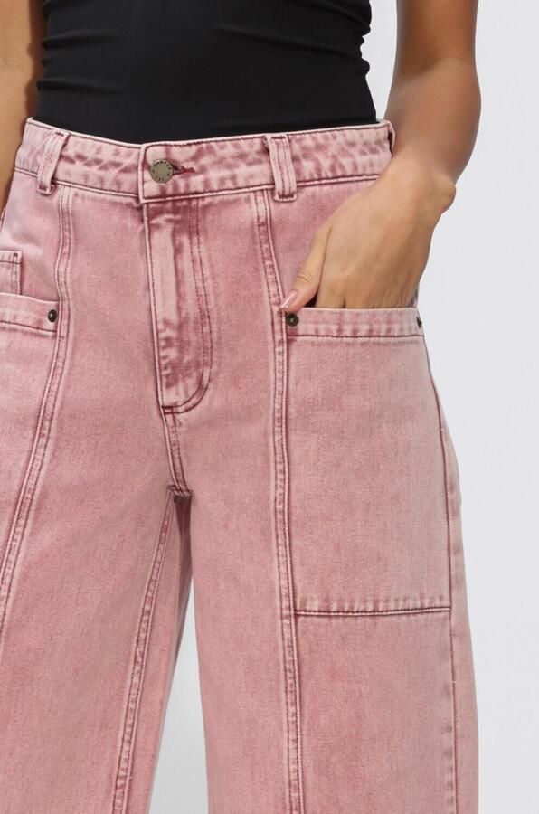 HARPER & YVE Dames Jeans Madelynn-pa Roze - Foto 3