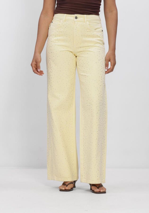 HARPER & YVE MAYRA-PA wide leg jeans lichtgeel
