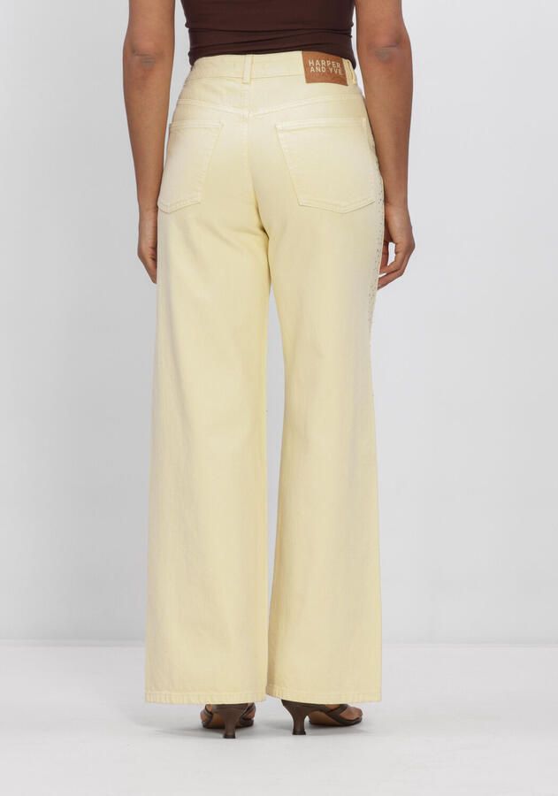 HARPER & YVE MAYRA-PA wide leg jeans lichtgeel - Foto 2