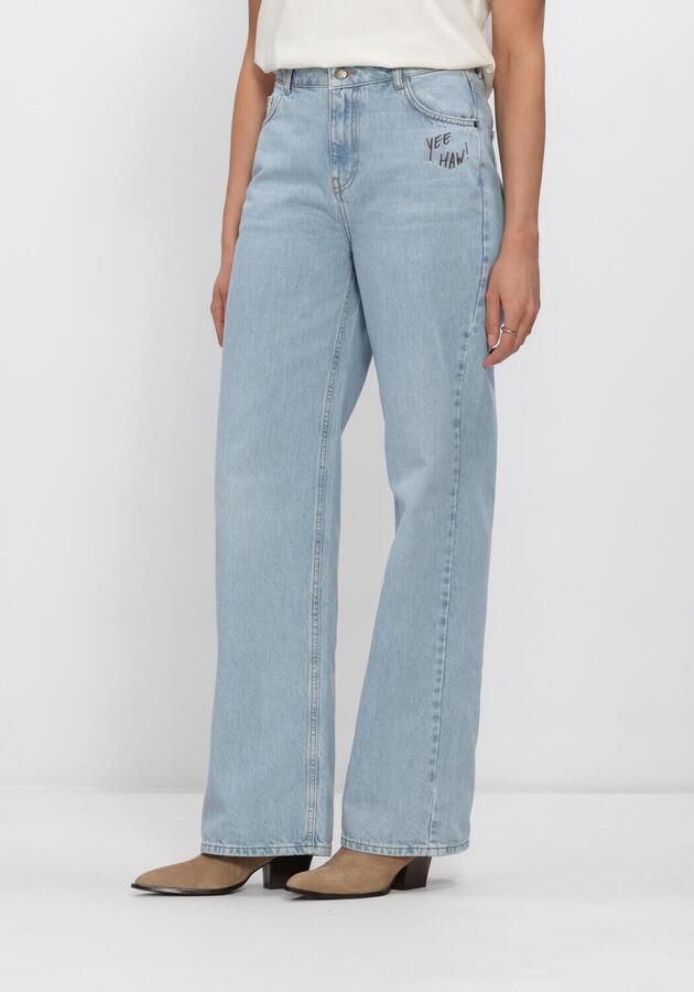 HARPER & YVE-PA wide leg jeans light blue denim