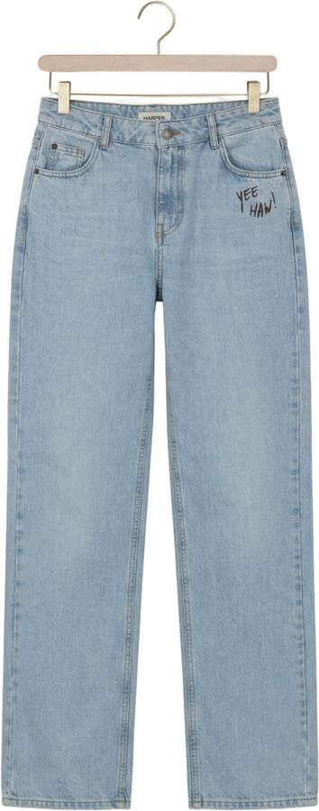 HARPER & YVE-PA wide leg jeans light blue denim - Foto 4