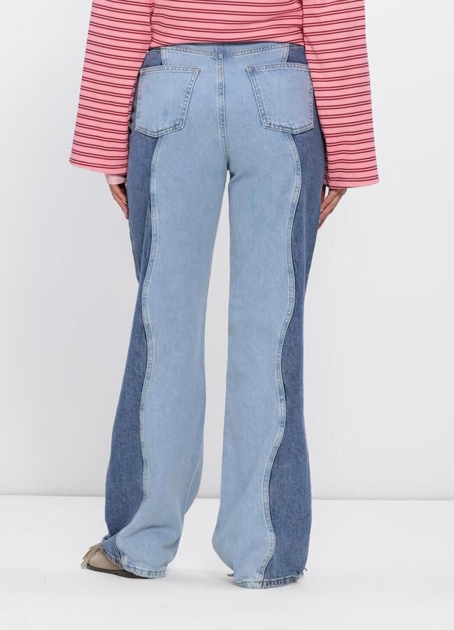 HARPER & YVE wide leg jeans light blue denim - Foto 2