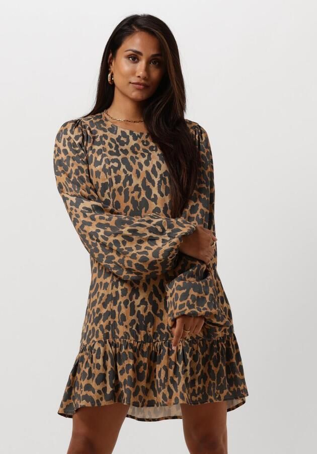 Harper & Yve Bruine Mini Jurk Lynn-dr Multicolor Dames - Foto 4