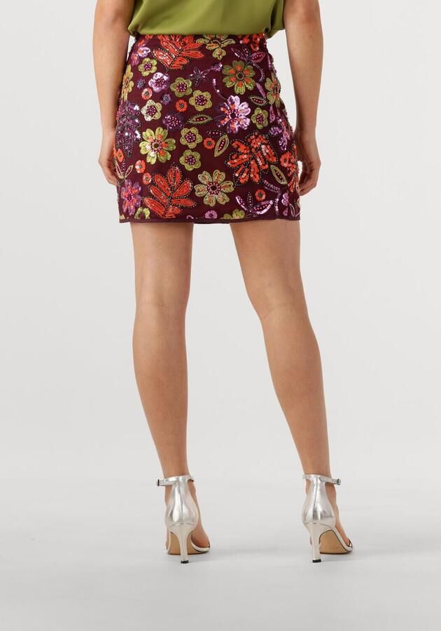 HARPER & YVE korte rok met pailletten paars - Foto 2