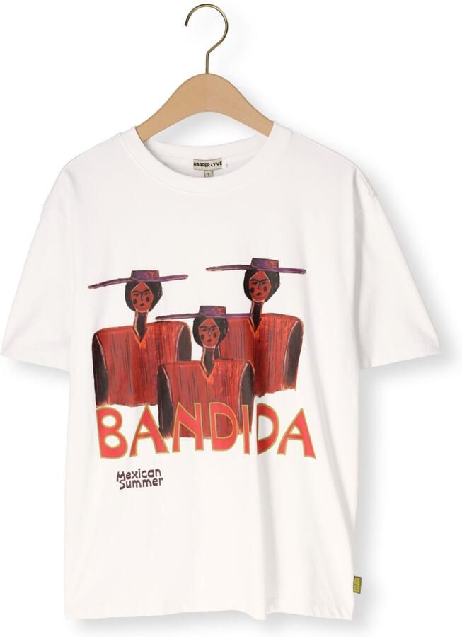 HARPER & YVE Dames Tops & T-shirts Bandida-ss Ecru - Foto 2