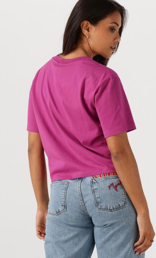 HARPER & YVE Dames Tops & T-shirts Croppedlogo-ss Paars - Foto 3