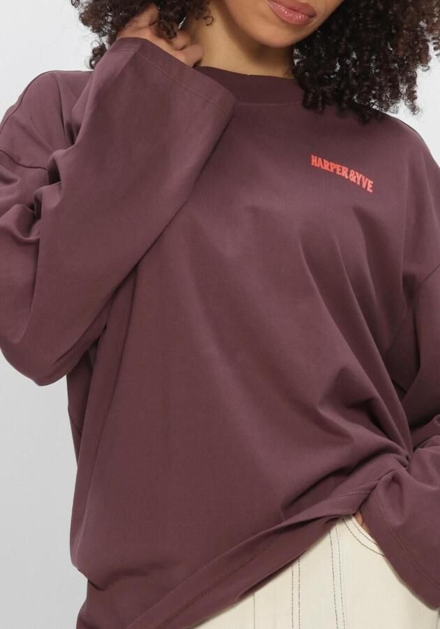 HARPER & YVE Dames Tops & T-shirts Elana-ls Bordeaux - Foto 3