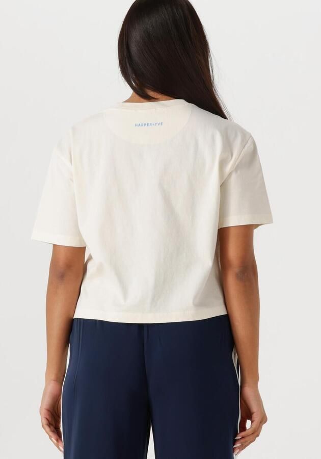 HARPER & YVE Dames Tops & T-shirts Hotstuff-ss Cropped Ecru - Foto 2