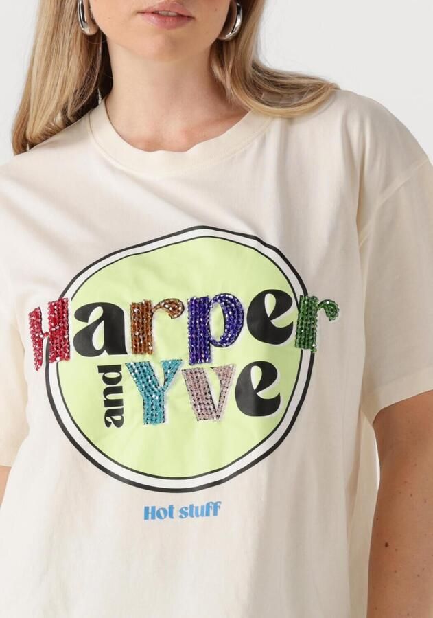 HARPER & YVE Dames Tops & T-shirts Hotstuff-ss Wit - Foto 2