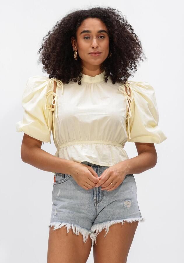 HARPER & YVE Dames Tops & T-shirts Jacey-ss 400 Butter Yellow